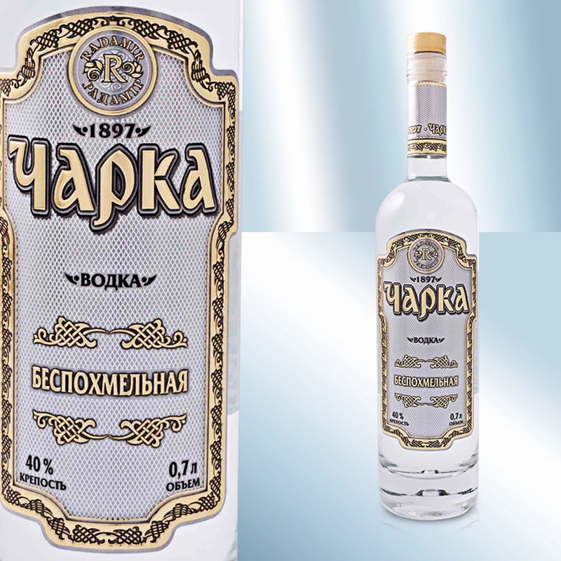 Vodka Charka 40%, 700ml.  CESTAMAX